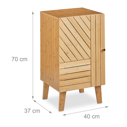 Bamboo bathroom cabinet
