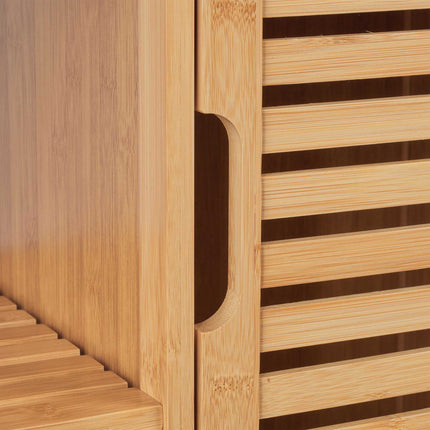 Bamboo bathroom cabinet