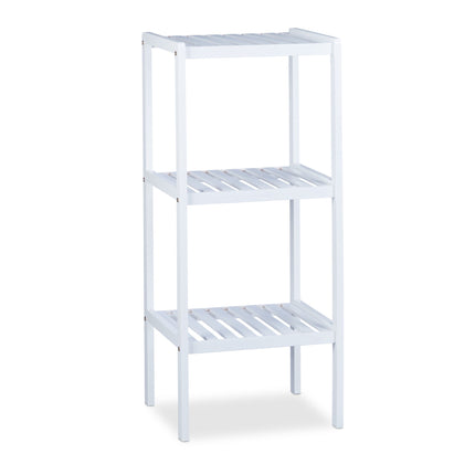 Bamboo bathroom shelf with 3 shelves