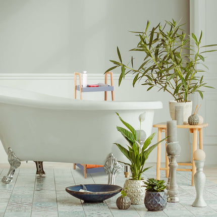 Bamboo bathroom shelf with 4 shelves