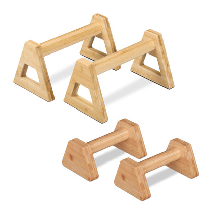 Bamboo bench press grips, 4-pack