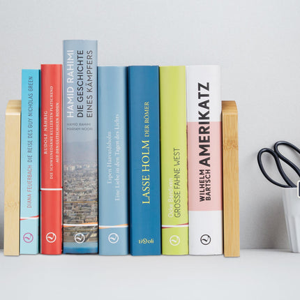 Bamboo bookend - set of 2