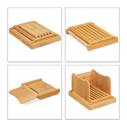 Bamboo bread cutter