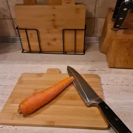 Bamboo chopping board - 4 pcs Ruhhy 19338