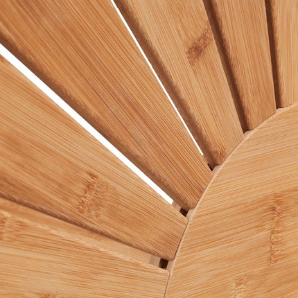 Bamboo corner shelf for the kitchen