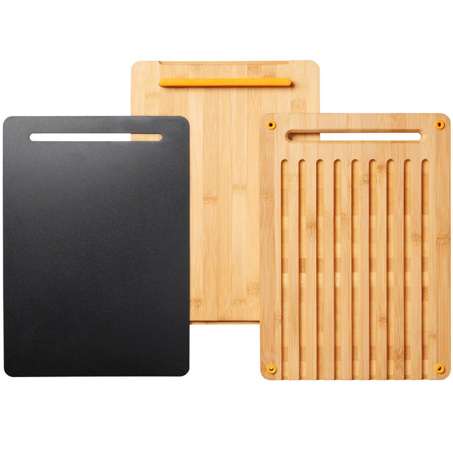 Bamboo cutting board, 3 parts FF