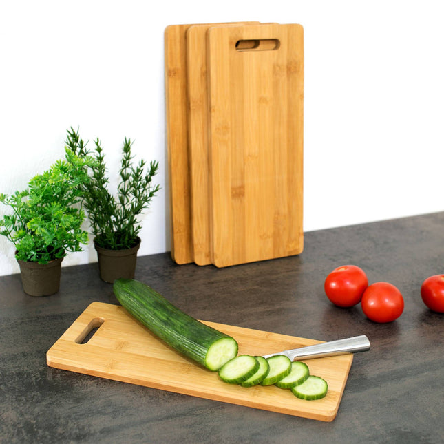 Bamboe snijplanken set van 4