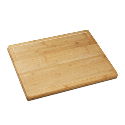 Bamboo cutting board with notch