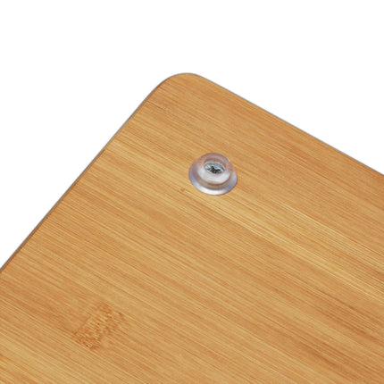 Bamboo cutting board with notch