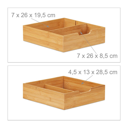 Bamboo insert box