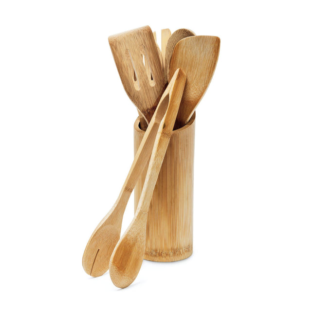 Bamboe keukengerei set van 7