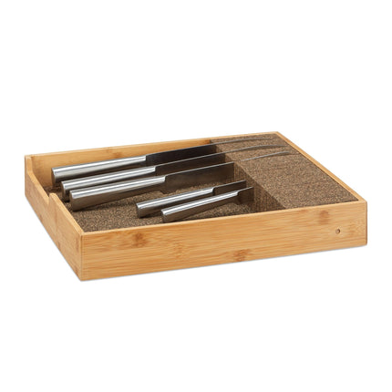 Bamboo knife holder