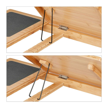Bamboo laptop table