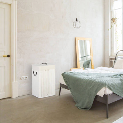 Bamboo laundry basket