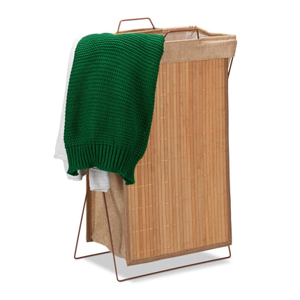 Bamboo laundry basket