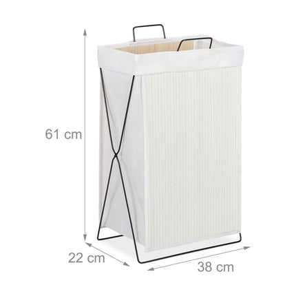 Bamboo laundry basket