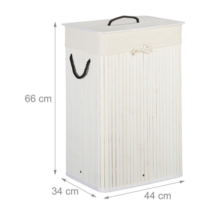 Bamboo laundry basket