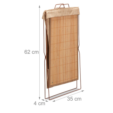 Bamboo laundry basket