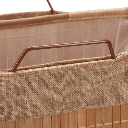 Bamboo laundry basket