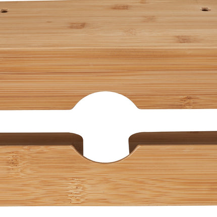 Bamboo paper towel dispenser