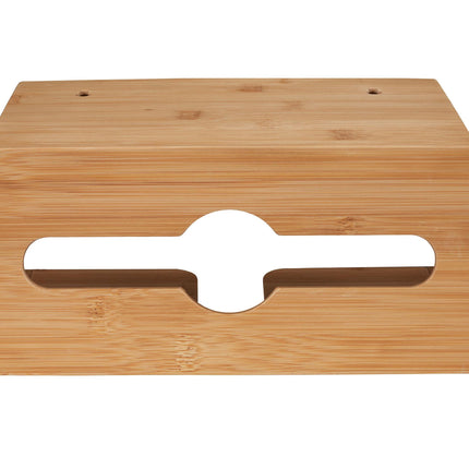 Bamboo paper towel dispenser