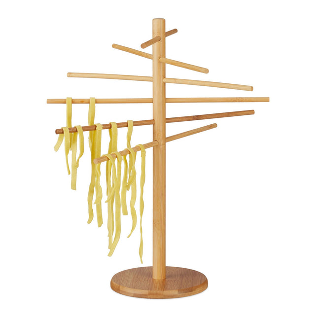 Bamboo pasta drying rack