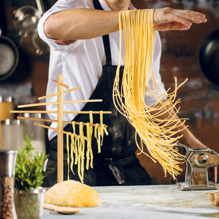 Bamboo pasta drying rack