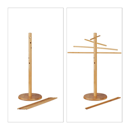 Bamboo pasta drying rack