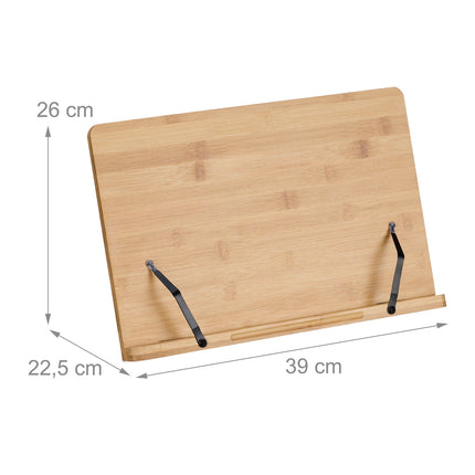 Bamboo reading stand