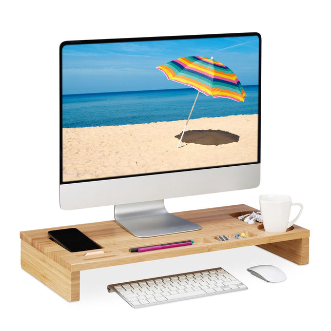 Bamboo screen stand
