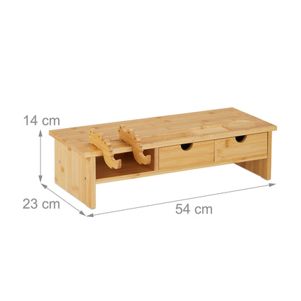 Bamboo screen stand