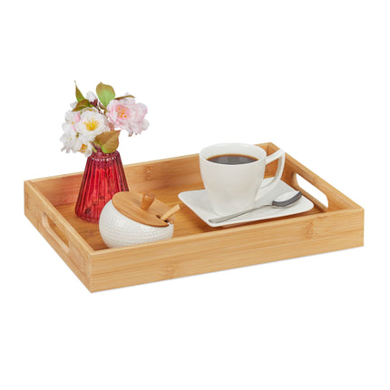 Bamboo serving tray