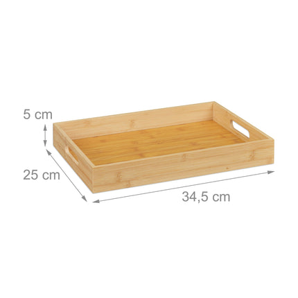 Bamboo serving tray