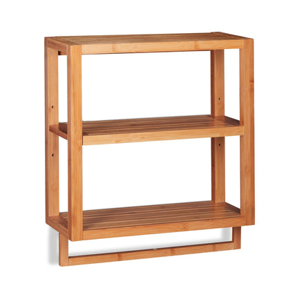 Bamboo shelf with 3 levels