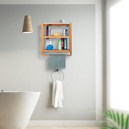 Bamboo shelf with 3 levels
