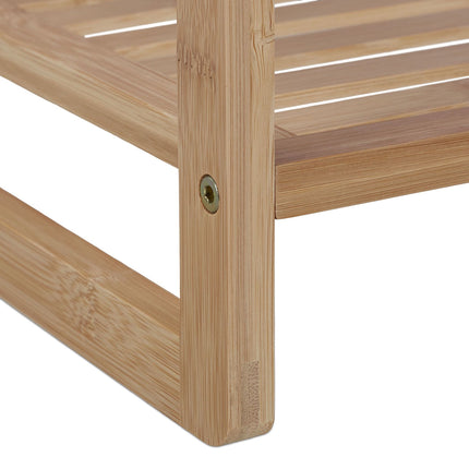 Bamboo shelf with 3 shelves