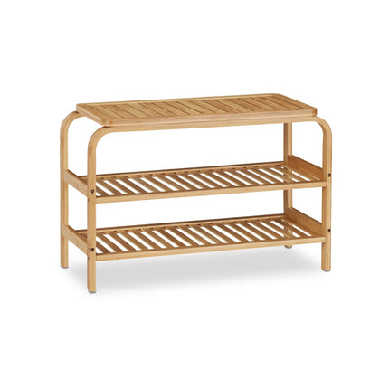 Bamboo shoe bench