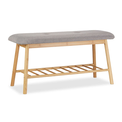 Bamboo shoe bench