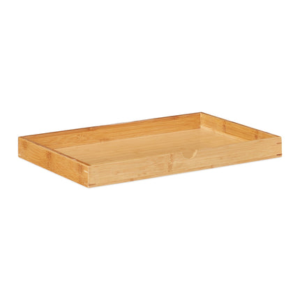 Bamboo side table with drawer