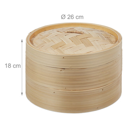 Bamboo steamer 26 cm