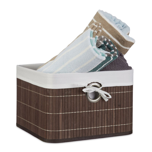 Bamboo storage basket