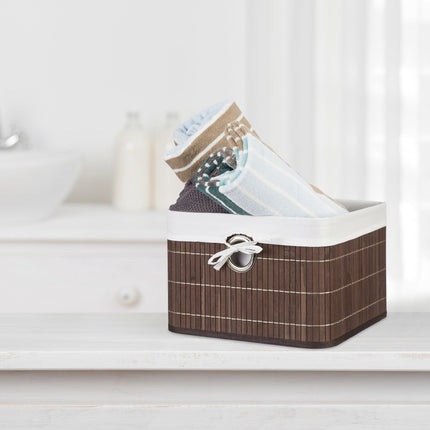 Bamboo storage basket
