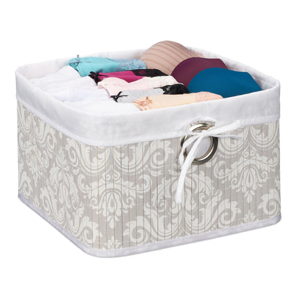 Bamboo storage basket