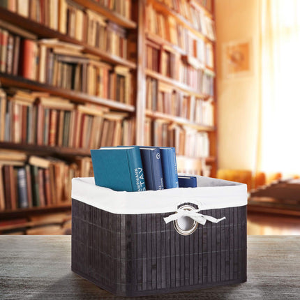 Bamboo storage basket