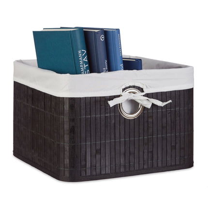 Bamboo storage basket