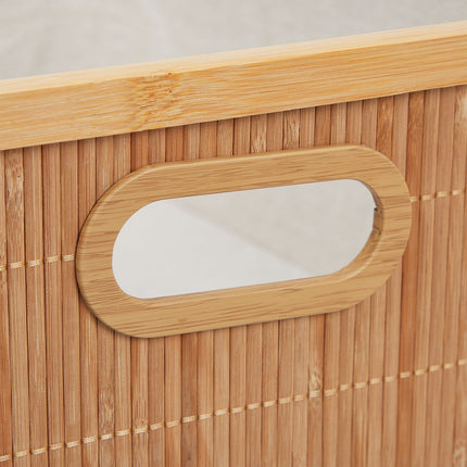 Bamboo storage baskets set of 3