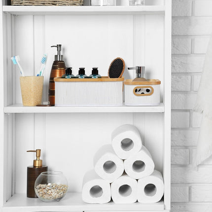 Bamboo storage baskets set of 3