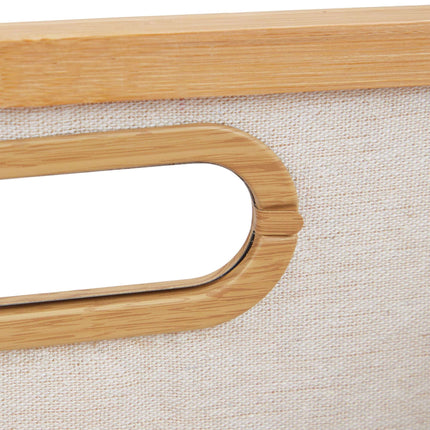 Bamboo storage baskets set of 3