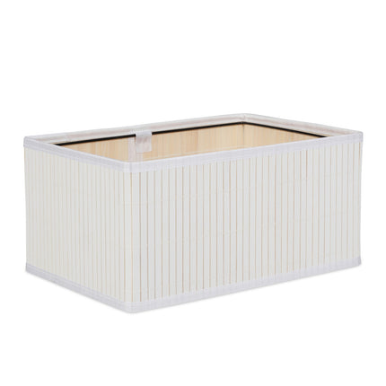 Bamboo storage baskets - set of 6