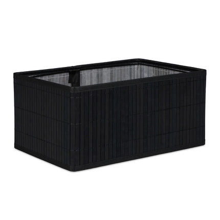 Bamboo storage baskets - set of 6